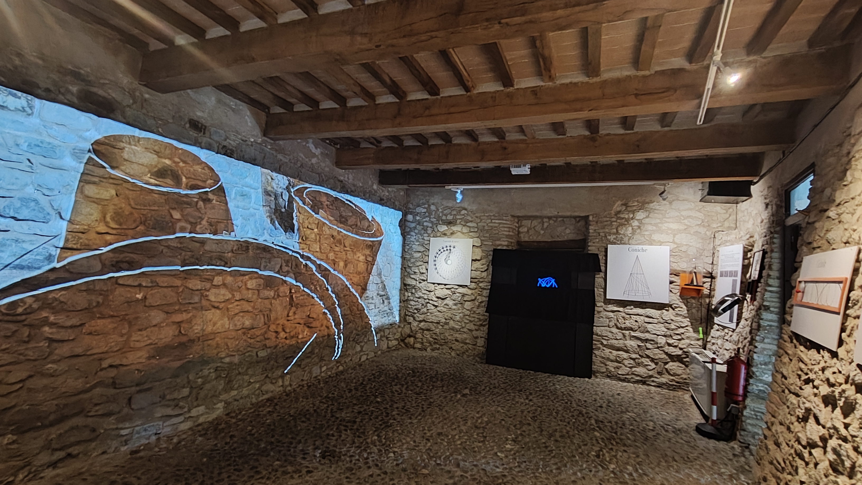 Geometric forms projected in the mathematical curves gallery
