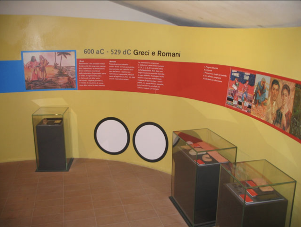 Sezione del museo dedicata ai Greci