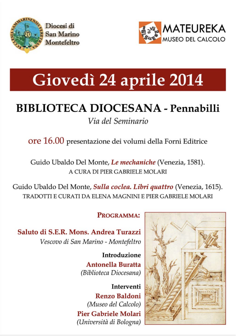 Presentazione dei libri di Guido Ubaldo Del Monte