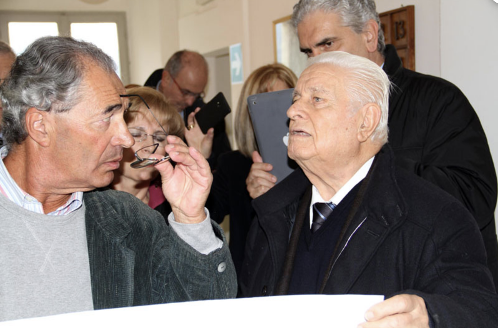 Michele Di Lonardo during the inauguration