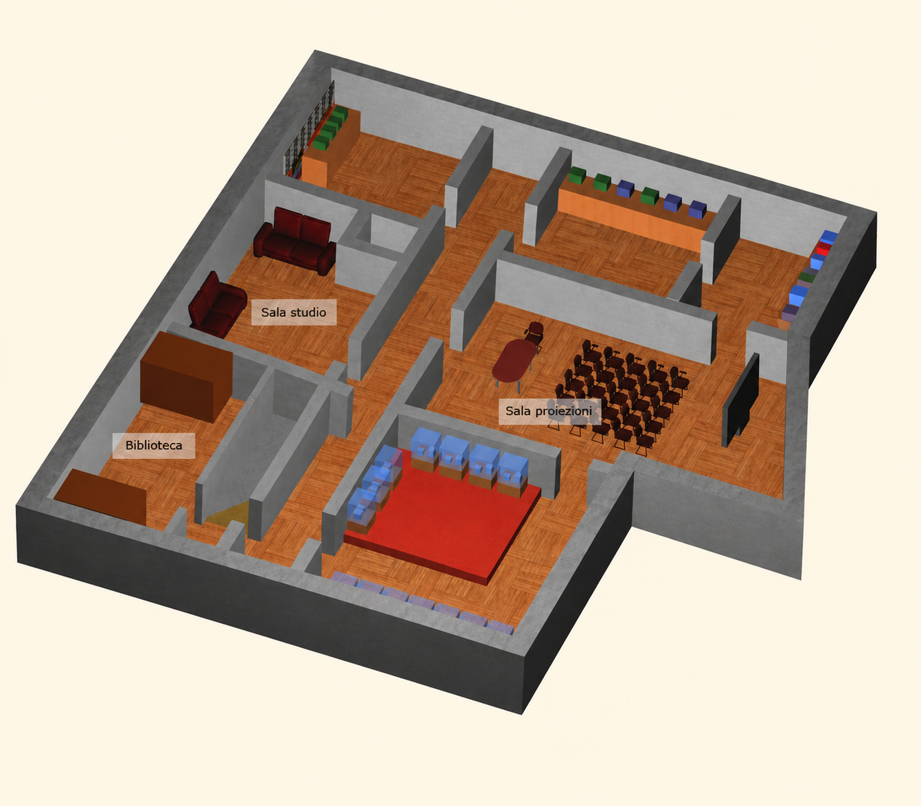 Piano 2 - Tour virtuale Mateureka