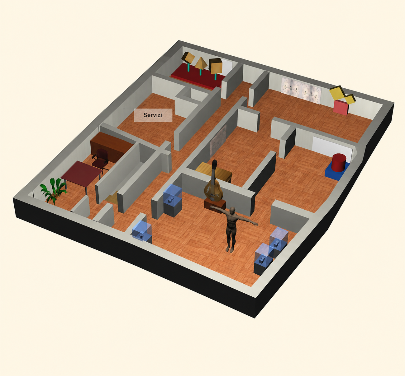 Piano 3 - Tour virtuale Mateureka